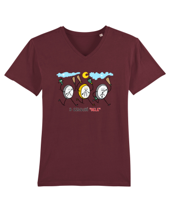 3 ceasuri rele Burgundy