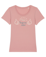 Ingeras iubit Tricou mânecă scurtă guler larg fitted Damă Expresser