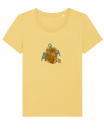 Hedgehog Tricou mânecă scurtă guler larg fitted Damă Expresser