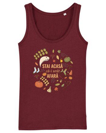 Toamna stai acasa Burgundy