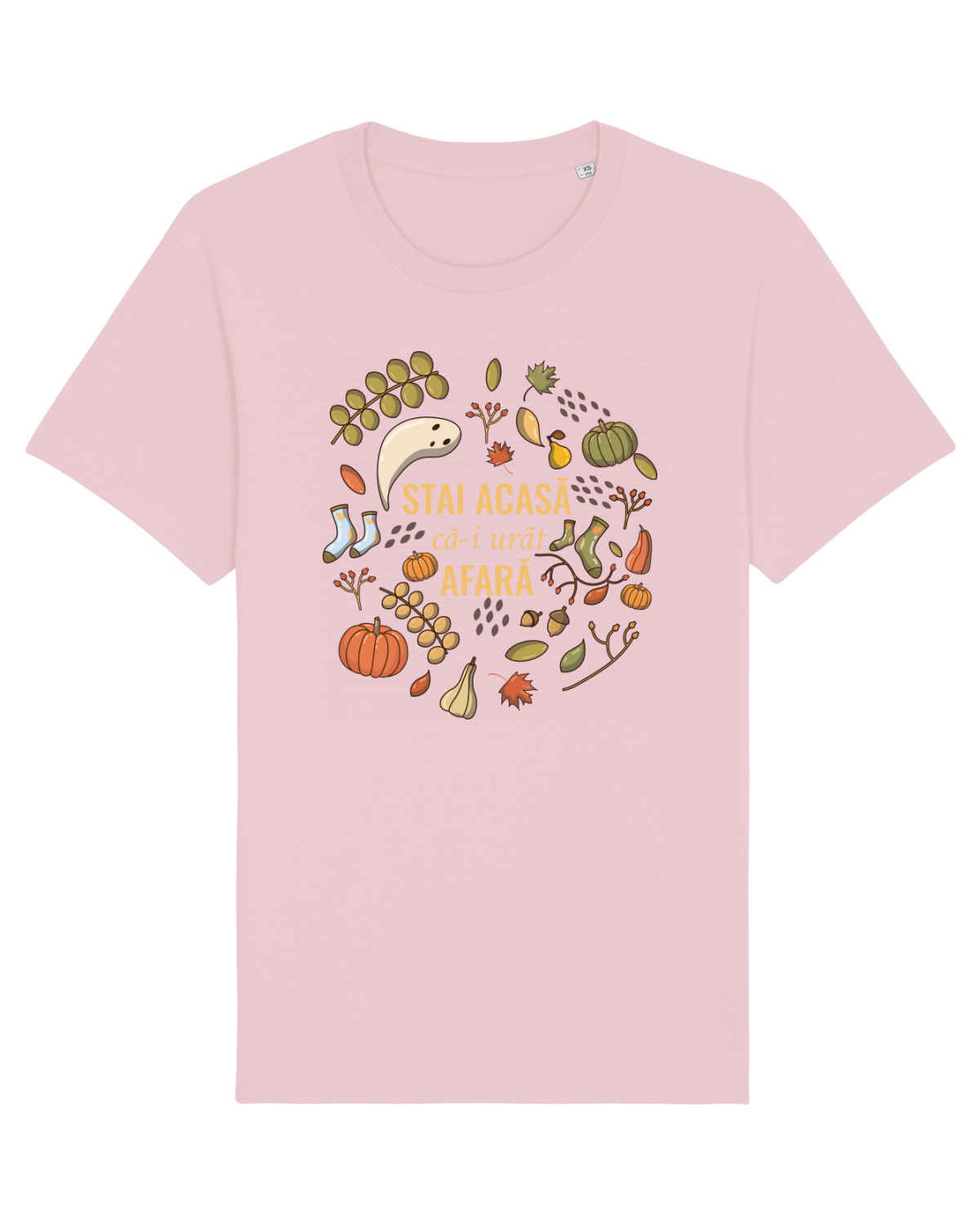 Tricou mânecă scurtă Unisex Rocker Cotton Pink