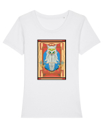 Minerva Tricou mânecă scurtă guler larg fitted Damă Expresser