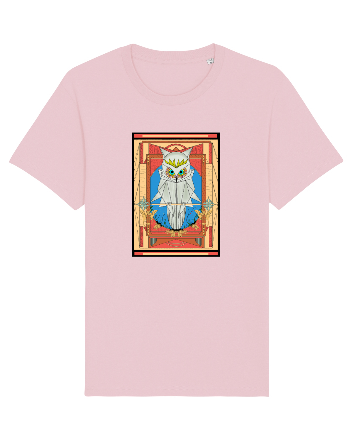 Tricou mânecă scurtă Unisex Rocker Cotton Pink