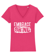 THE GRIND Tricou mânecă scurtă guler V Damă Evoker
