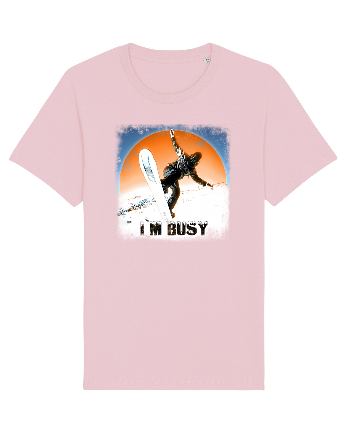 Tricou mânecă scurtă Unisex Rocker Cotton Pink