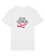Social Distancing Queen Tricou mânecă scurtă Unisex Rocker