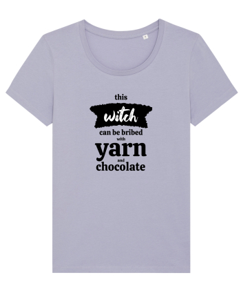 This Witch can be bribed with yarn and chocolate. Lavender