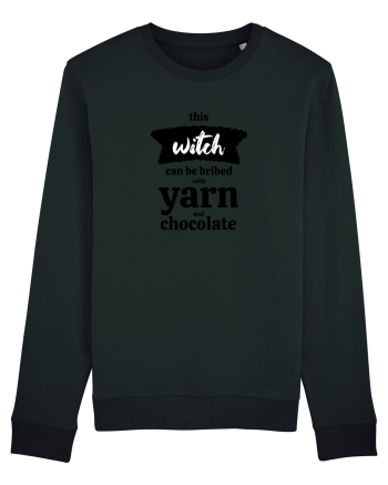 This Witch can be bribed with yarn and chocolate. Black