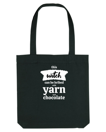 This Witch can be bribed with yarn and chocolate. (alb) Black