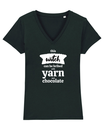 This Witch can be bribed with yarn and chocolate. (alb) Black