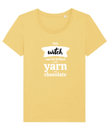 This Witch can be bribed with yarn and chocolate. (alb) Jojoba