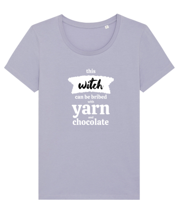 This Witch can be bribed with yarn and chocolate. (alb) Lavender
