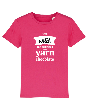 This Witch can be bribed with yarn and chocolate. (alb) Raspberry