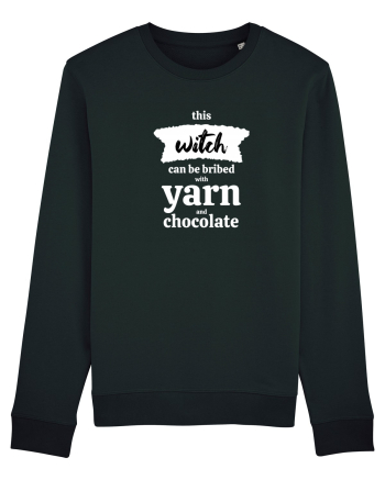 This Witch can be bribed with yarn and chocolate. (alb) Black