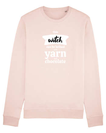This Witch can be bribed with yarn and chocolate. (alb) Candy Pink