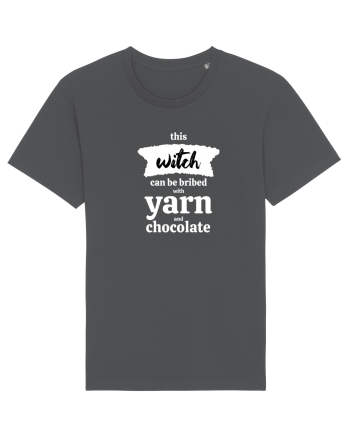 This Witch can be bribed with yarn and chocolate. (alb) Anthracite