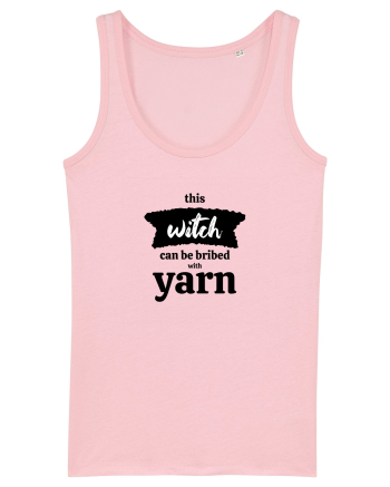 This Witch can be bribed with yarn. Cotton Pink
