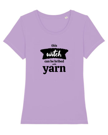 This Witch can be bribed with yarn. Lavender Dawn