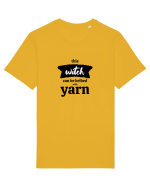 This Witch can be bribed with yarn. Tricou mânecă scurtă Unisex Rocker