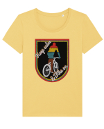 Pentru Ciclisti Tricou mânecă scurtă guler larg fitted Damă Expresser