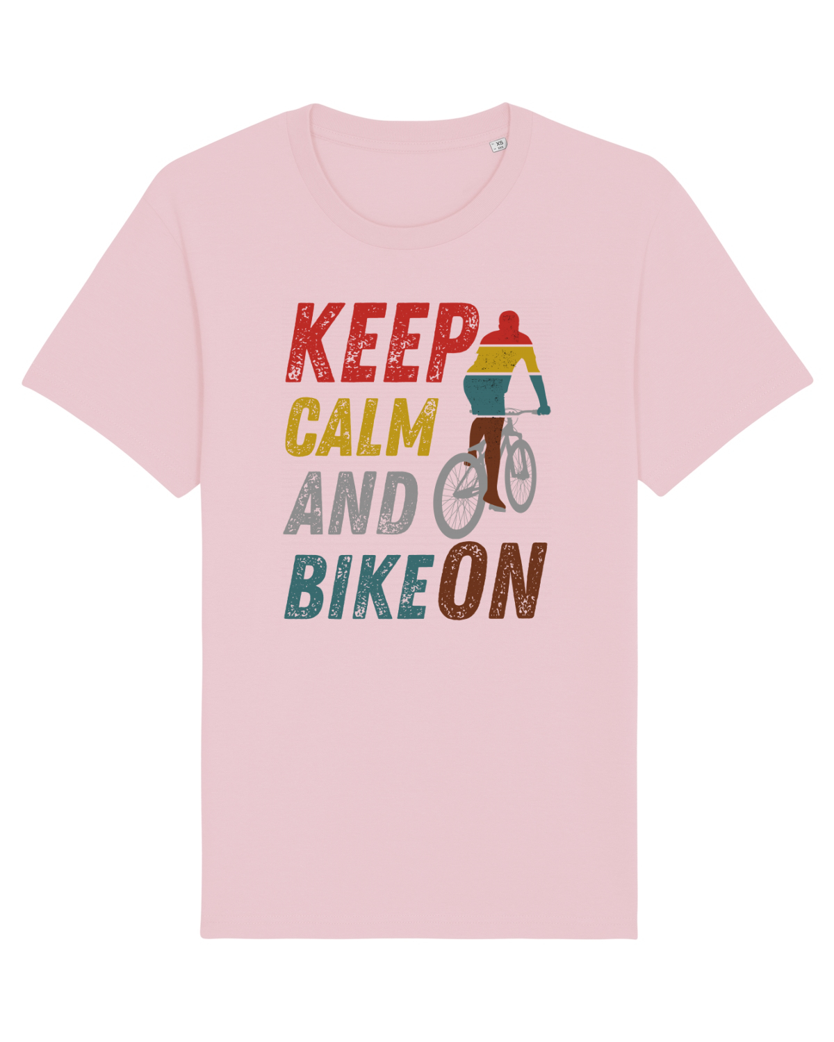 Tricou mânecă scurtă Unisex Rocker Cotton Pink
