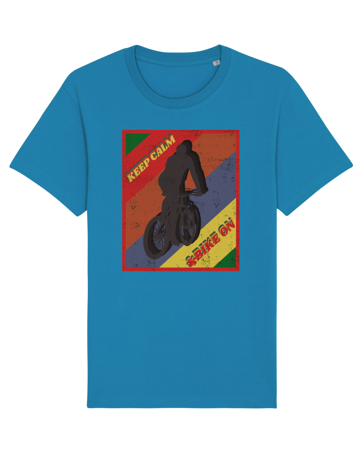 Tricou mânecă scurtă Unisex Rocker Azur