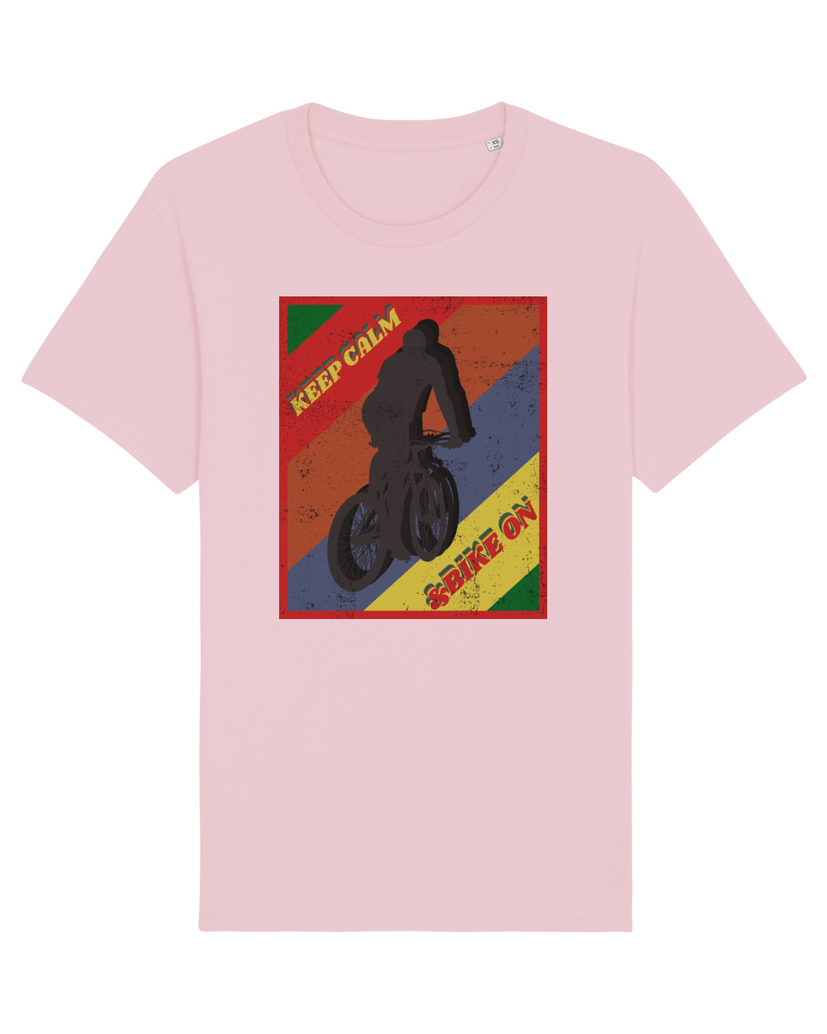 Tricou mânecă scurtă Unisex Rocker Cotton Pink