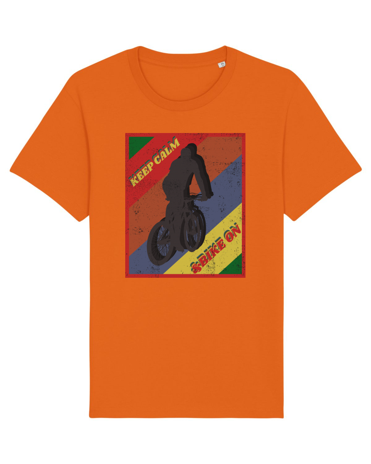 Tricou mânecă scurtă Unisex Rocker Bright Orange