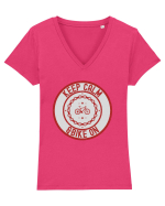Pentru Ciclisti Tricou mânecă scurtă guler V Damă Evoker