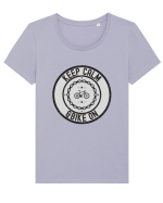 Pentru Ciclisti Tricou mânecă scurtă guler larg fitted Damă Expresser