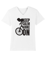 Pentru Ciclisti Tricou mânecă scurtă guler V Bărbat Presenter