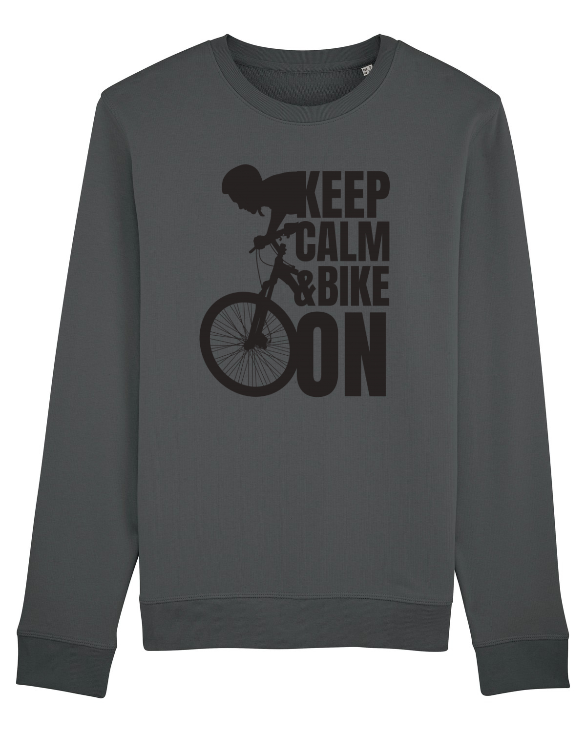 Bluză mânecă lungă Unisex Rise Anthracite