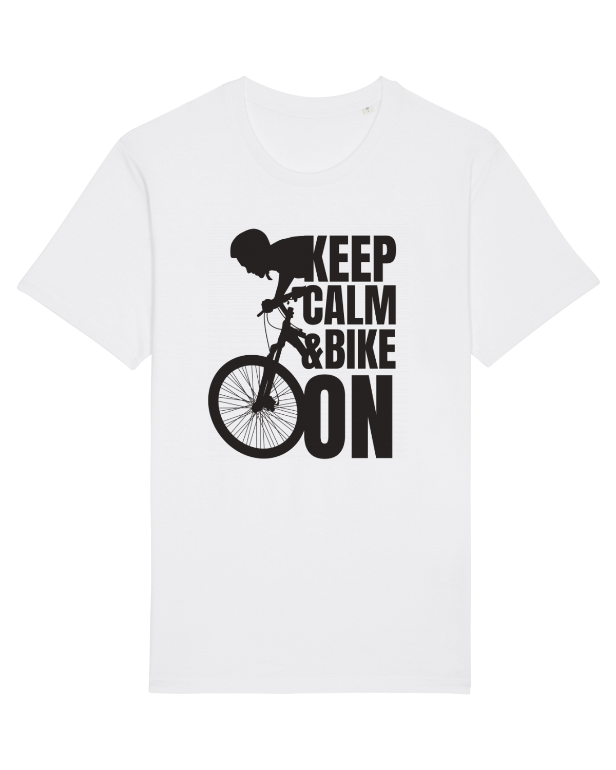 Tricou mânecă scurtă Unisex Rocker White