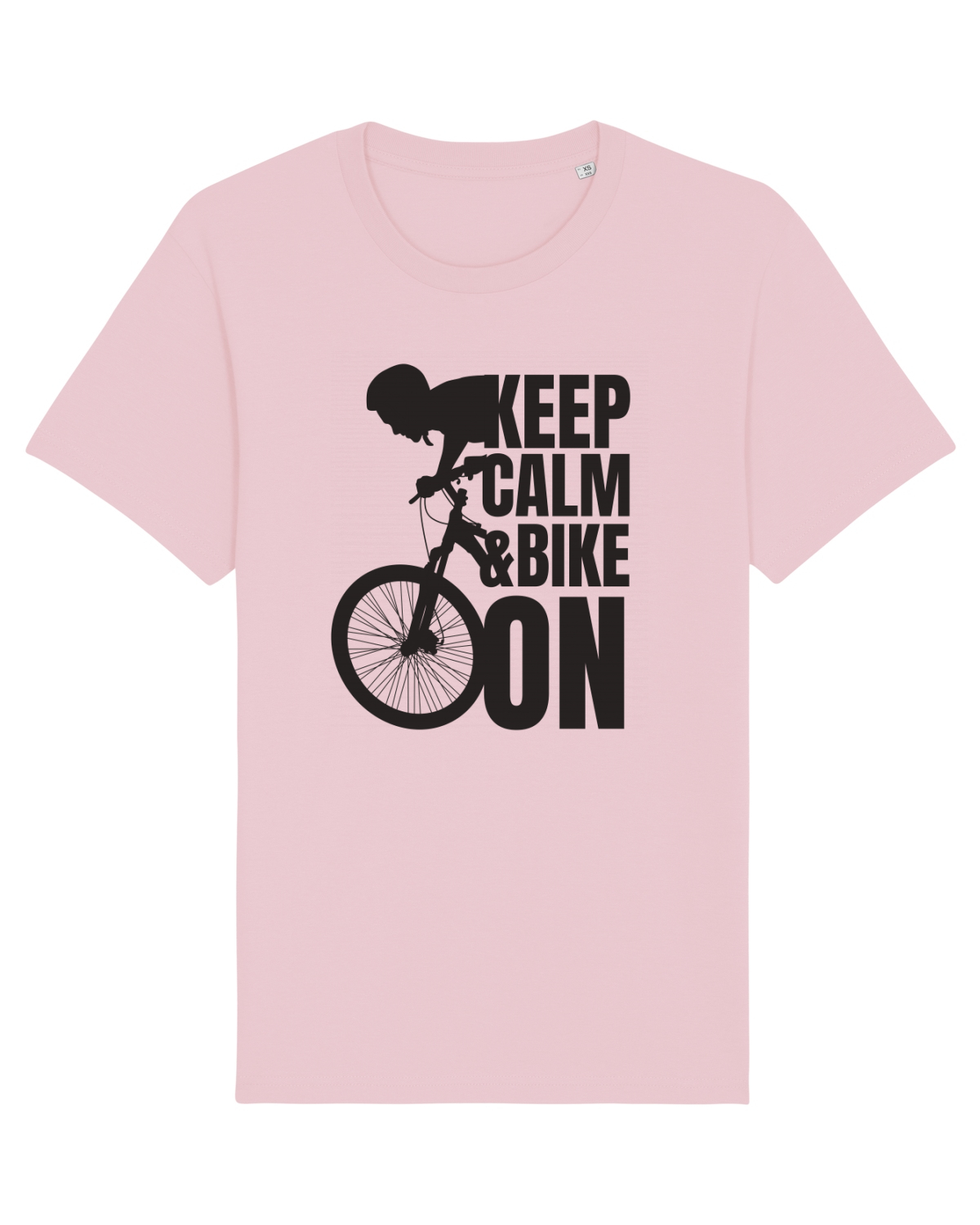 Tricou mânecă scurtă Unisex Rocker Cotton Pink