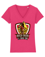 Pentru Ciclisti Tricou mânecă scurtă guler V Damă Evoker