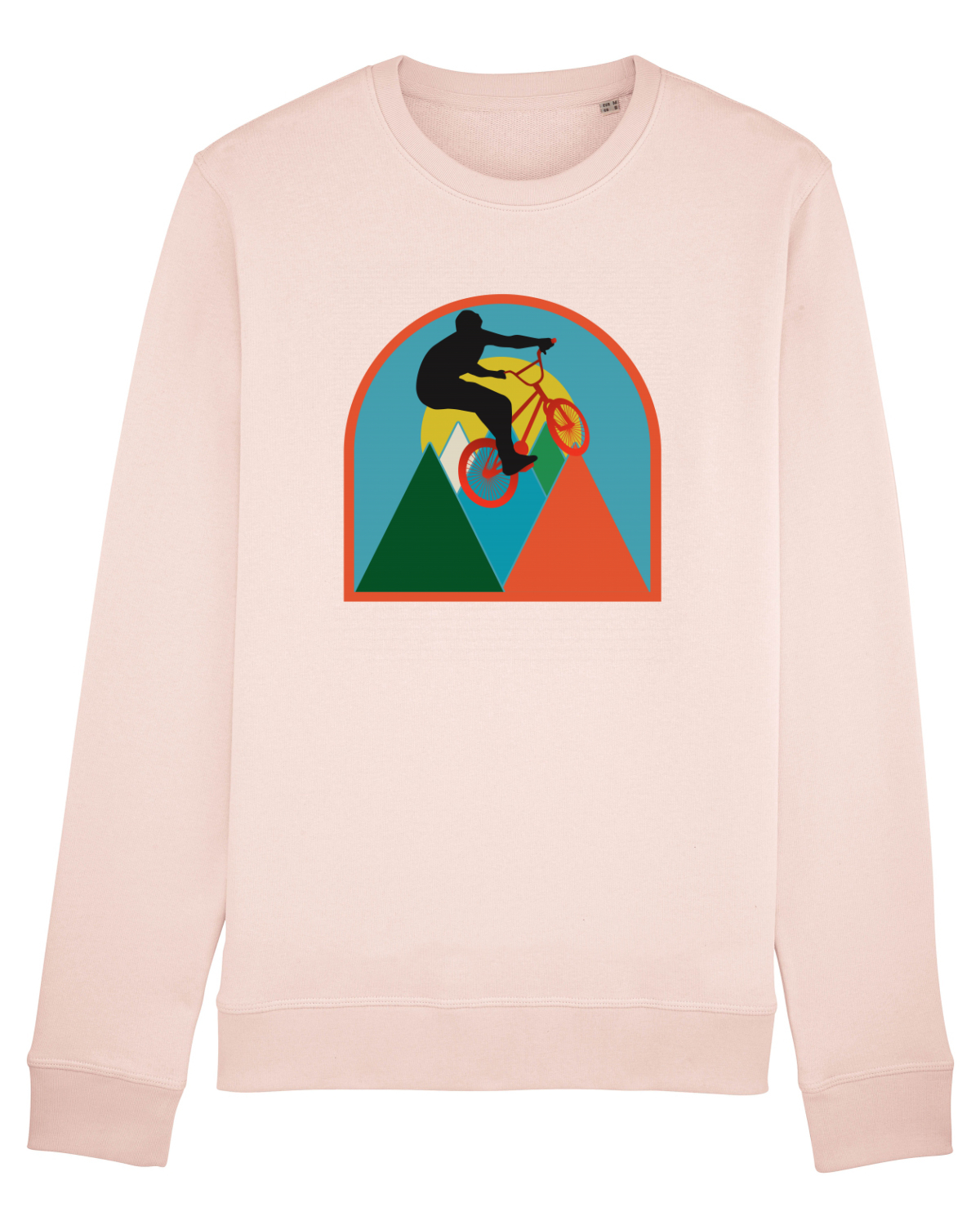 Bluză mânecă lungă Unisex Rise Candy Pink