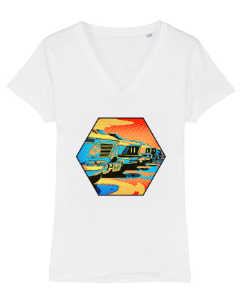 Masina Retro Vintage White