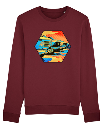 Masina Retro Vintage Burgundy