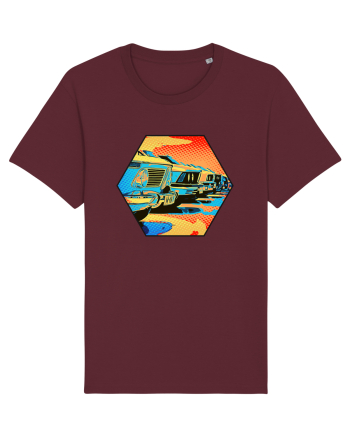 Masina Retro Vintage Burgundy