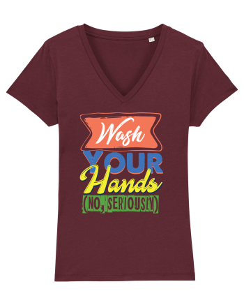 Wash your hands Burgundy