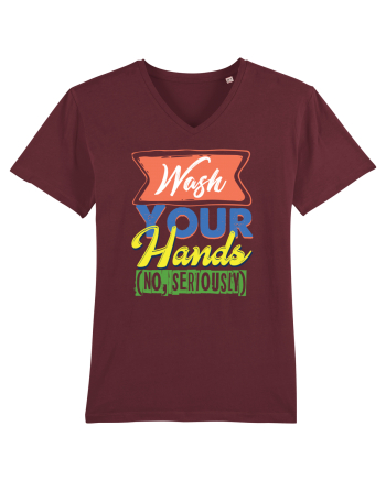 Wash your hands Burgundy