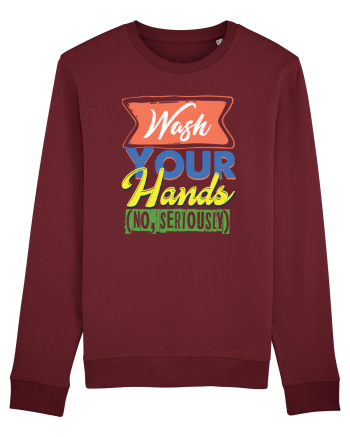 Wash your hands Burgundy
