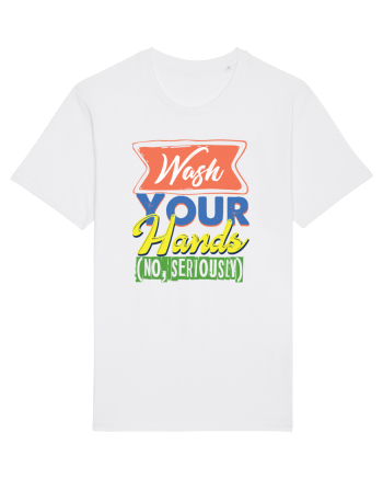 Wash your hands White