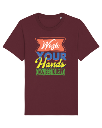 Wash your hands Burgundy