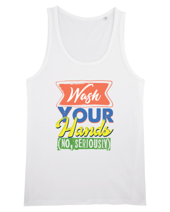 Wash your hands White
