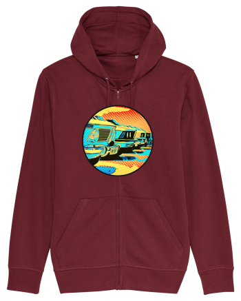 Masina Retro Vintage Burgundy