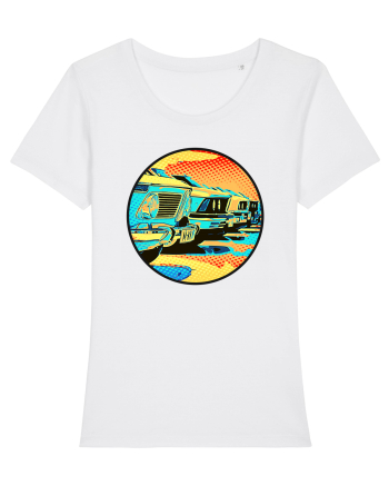 Masina Retro Vintage White