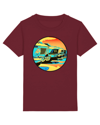 Masina Retro Vintage Burgundy