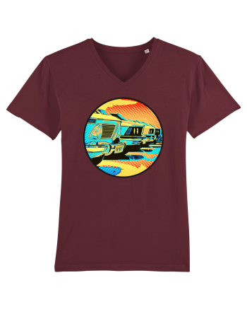 Masina Retro Vintage Burgundy