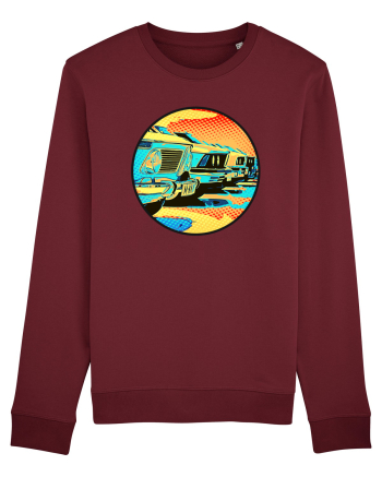Masina Retro Vintage Burgundy